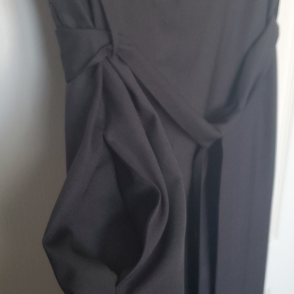 Little Black Button Up Dress - Picture 2 of 4